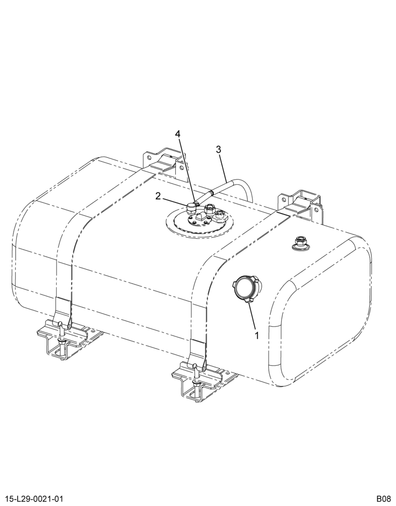 ..FUEL TANK  CAP  VENT&HOSE (Intl. 3585109F92)