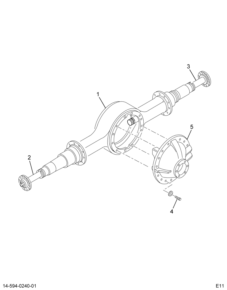 ..AXLE ASM  RR 4.33 14AGG (Eng. 4C4O-4010-GSA)