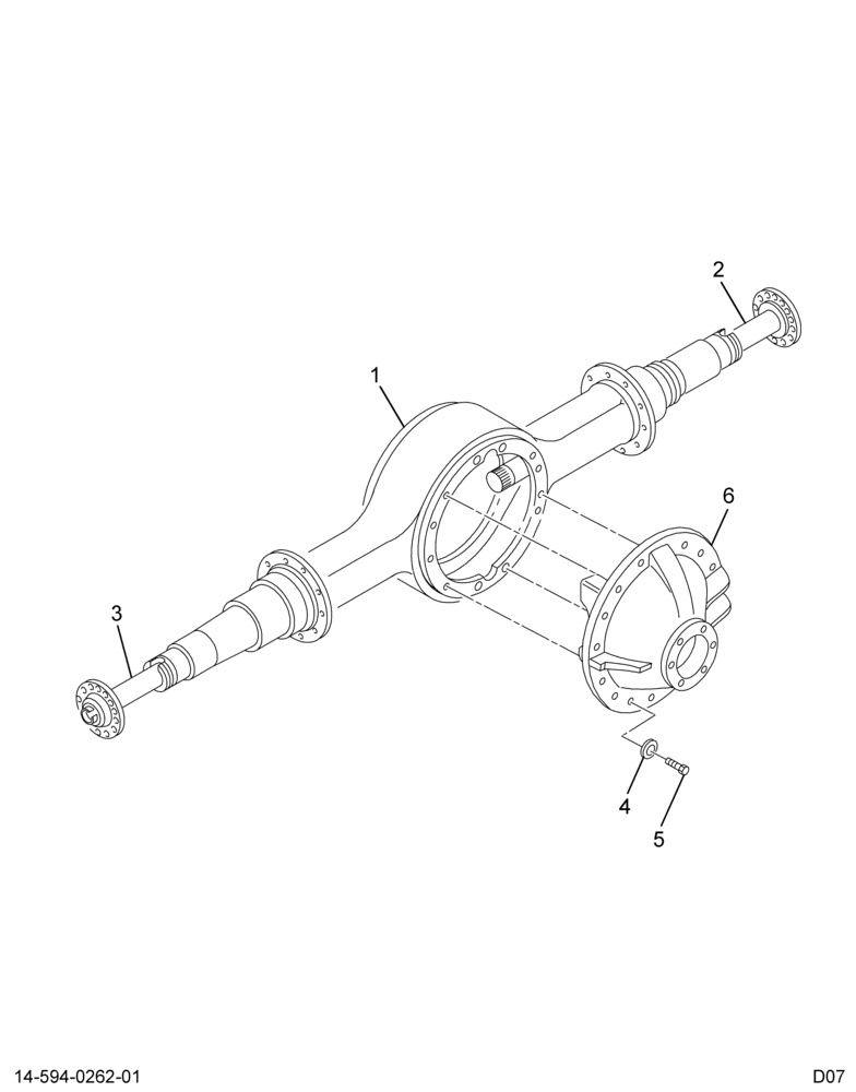 ......AXLE,RR L/BK , 5.29 14AGG (Intl. 3561444C92)
