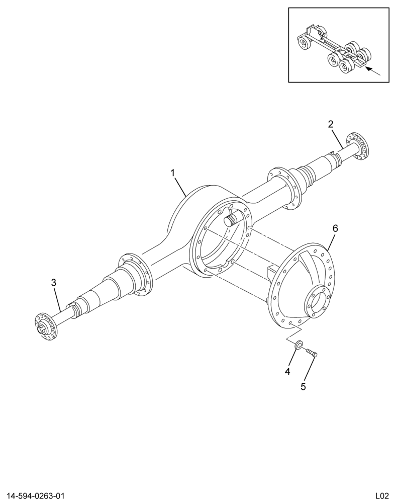 ..AXLE,ASSY RR 3.90 14AGH,ACJ IA (Eng. 4C4O-4B430-BTA)