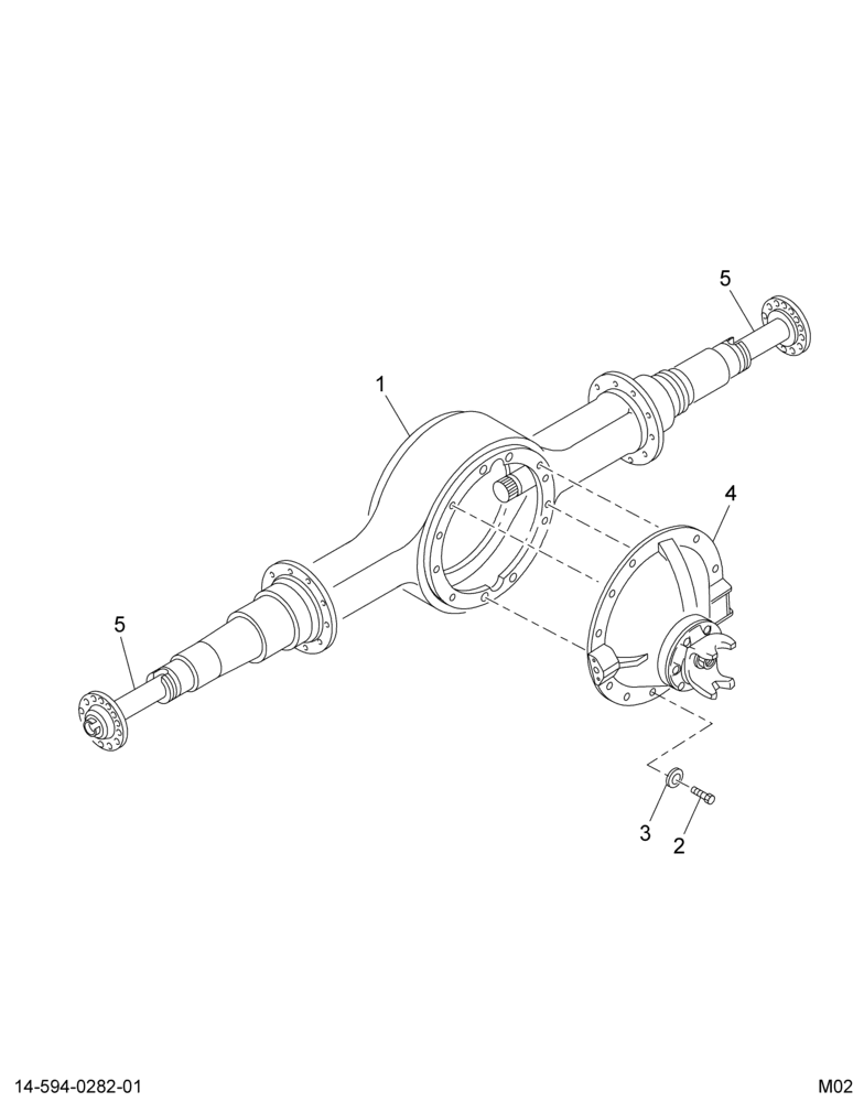 ..AXLE ASSY RR 4.63 14AGA E G ST (Intl. 3550190C91)
