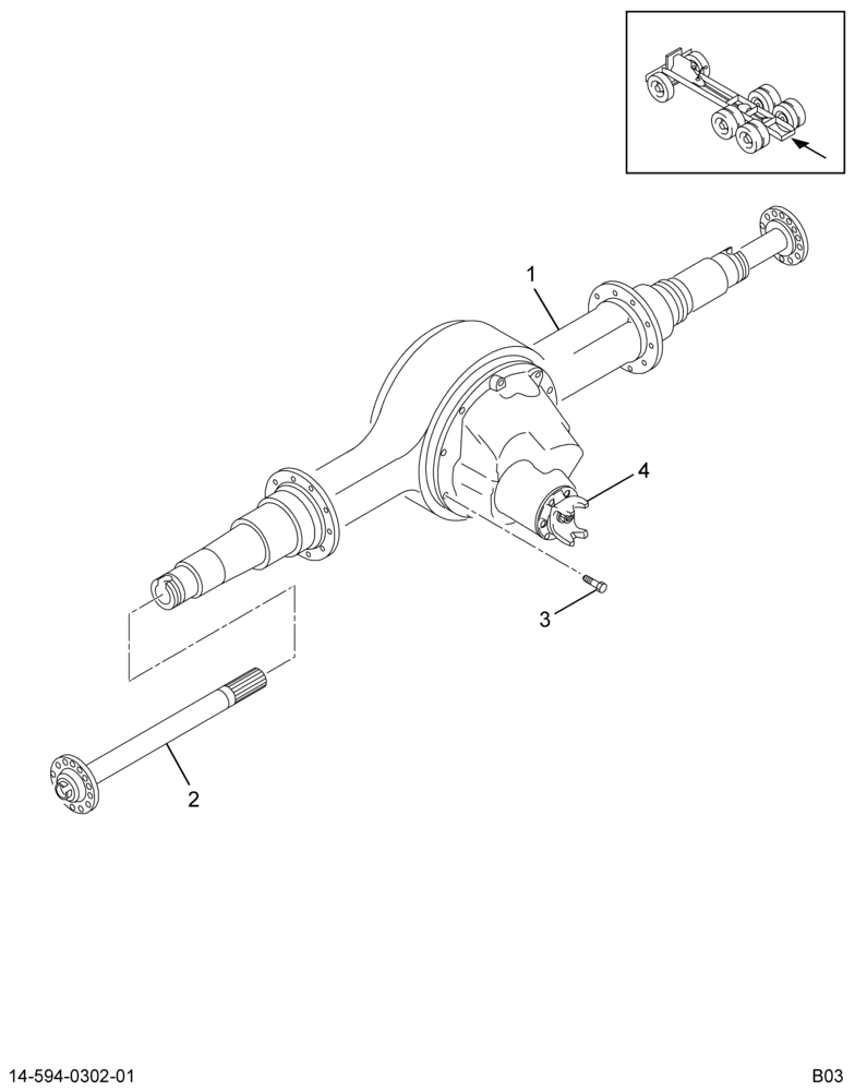..AXLE ASM  RR 4.10 14ADN STL (Eng. 4C4O-4010-MNA)