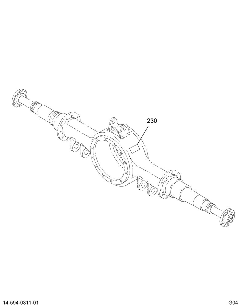 REAR AXLE INFO KIT; 14AET, 14AGR