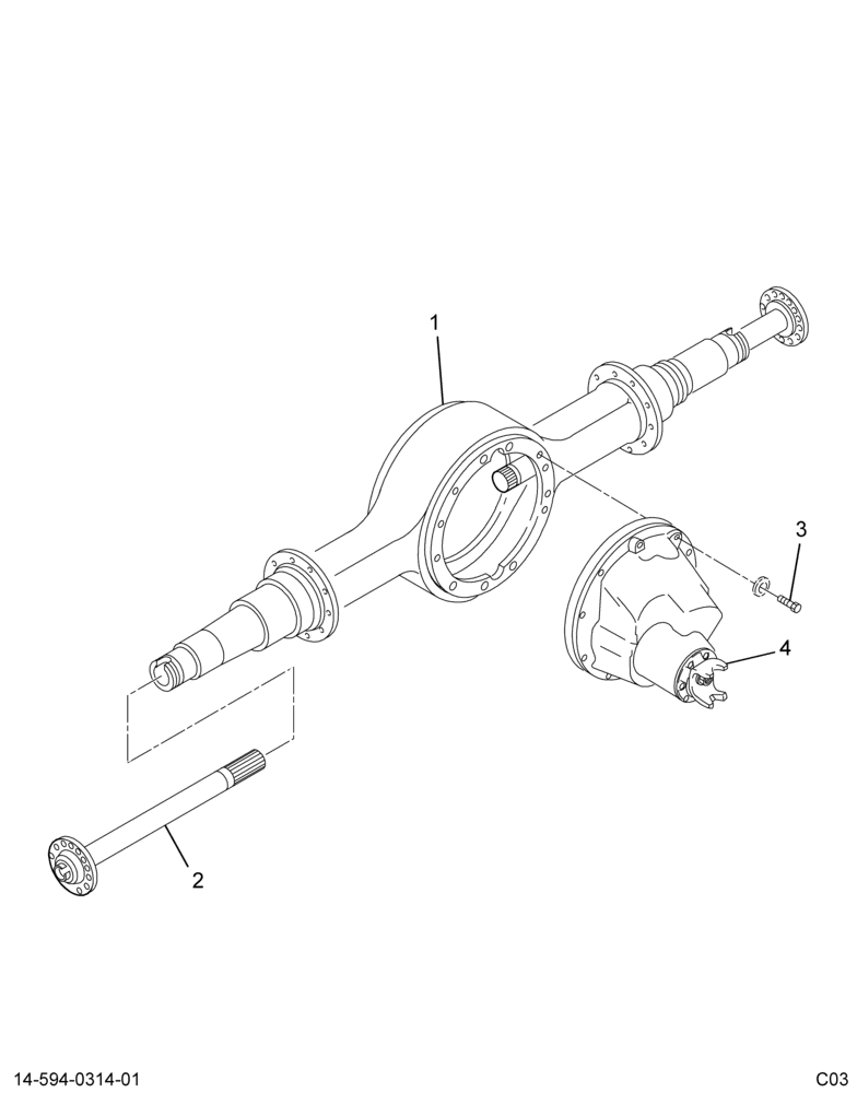 ..AXLE ASM RR  5.38 14ACN STLSPR (Intl. 3615464C91)