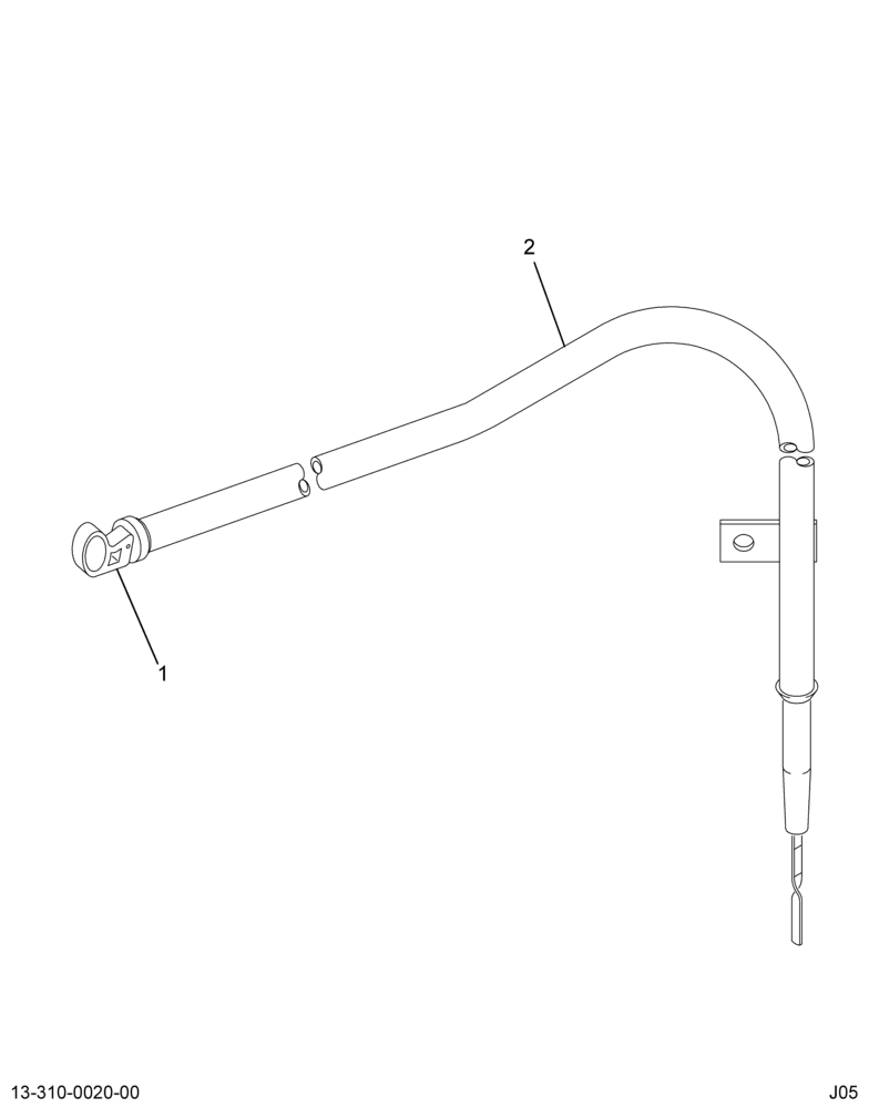 ..TUBE AUTO XMSN OIL LEVEL GAUGE (4C4Z-7A228-C1)