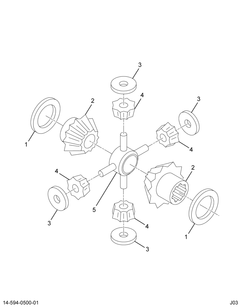 ......GEAR SET DIFF SIDE & PINION (BC4Z-4209-A)
