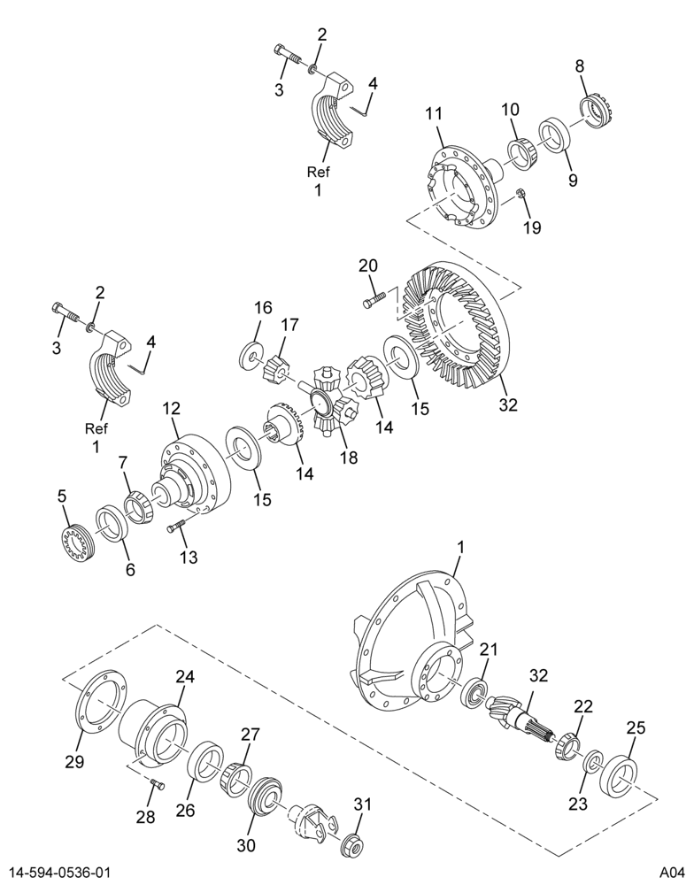 ....DIFFERENTIAL RR 3.36 14AGA (4C4Z-4200-C43)