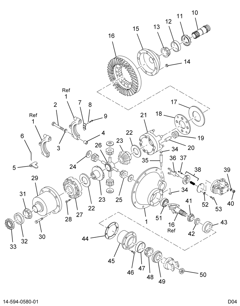 ....DIFFERENTIAL 4.11/5.61 14CEV (5C4Z-4026-A)
