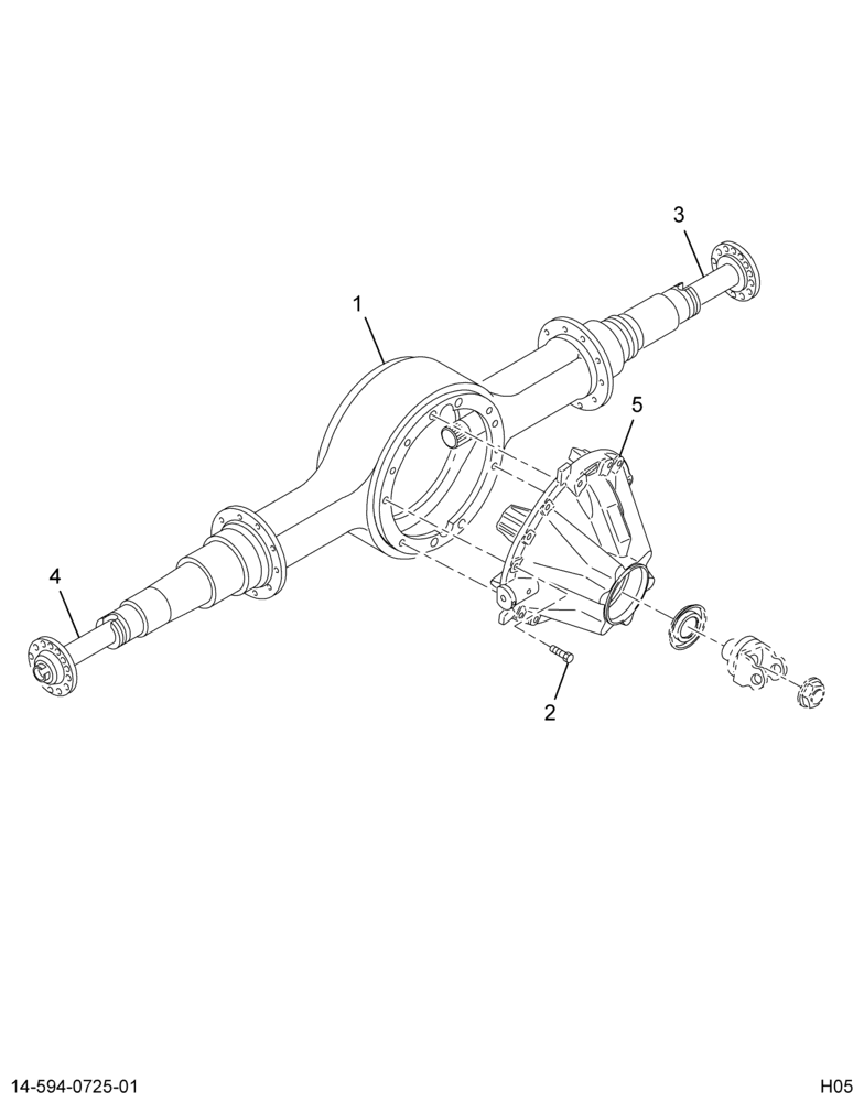 ..AXLE ASM RR 4.10 14AHC STLSPR (Intl. 3600201C91)
