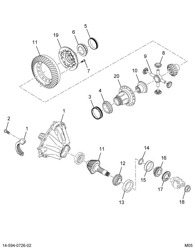 ....DIFF R/R D/LCK 14GJN/M 5.38 SG (7C4Z-4200-FA) 2/2