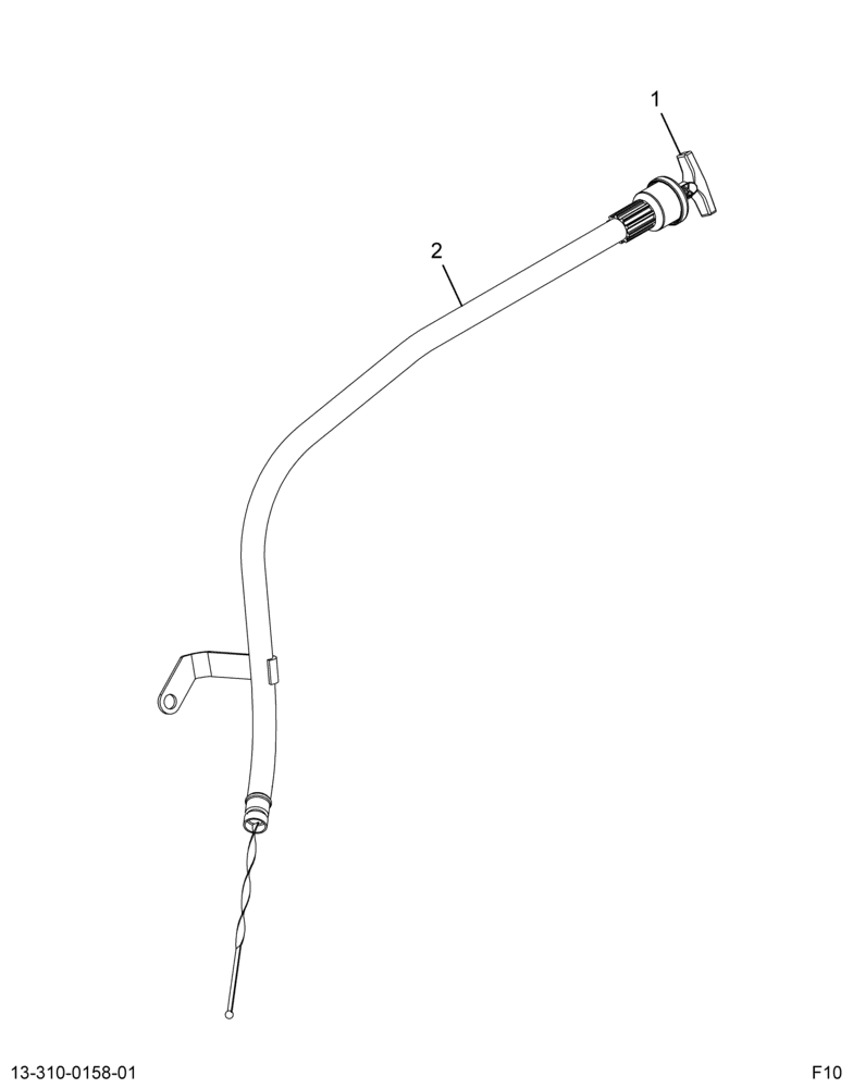 ..TUBE  OIL FILL W/LEVEL GAUGE (6E7Z-7A228-AA)