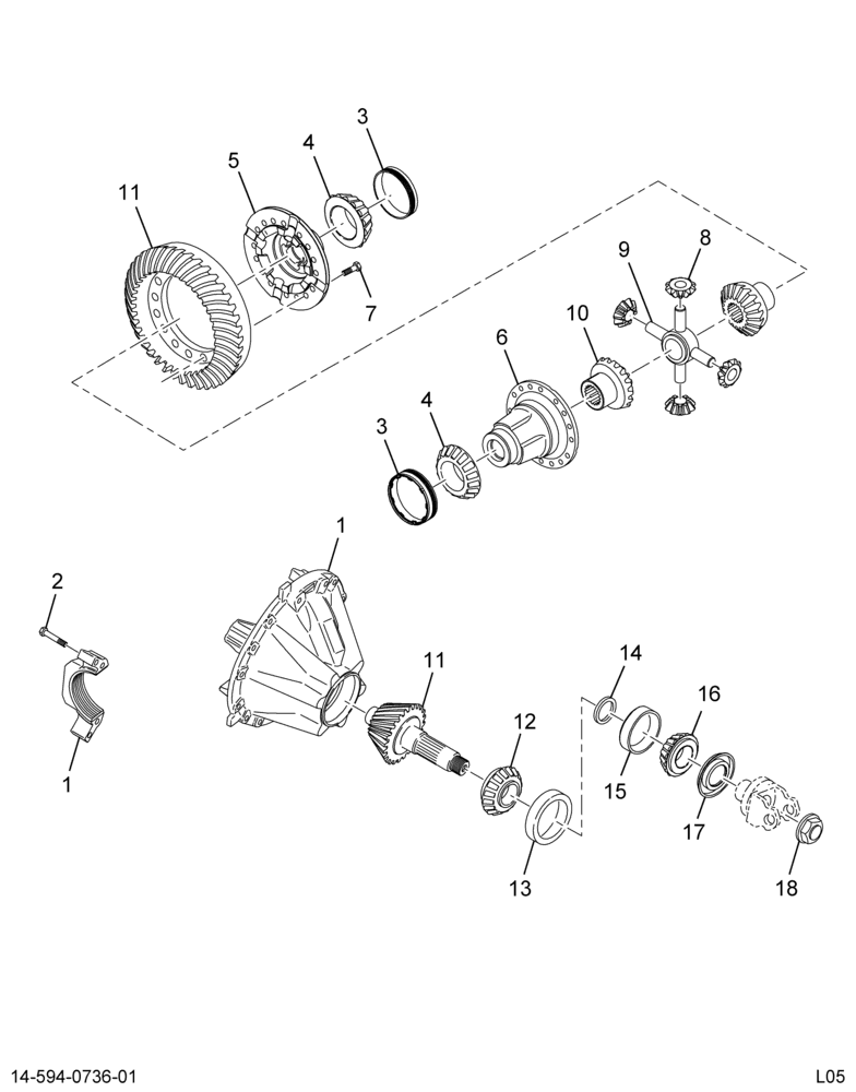 ....DIFF ASM RR S170 5.38 ABS (6C4Z-4200-KA)