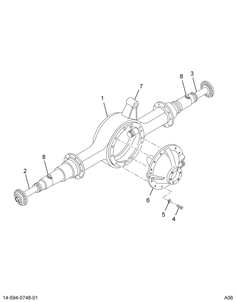 ..AXLE ASSY RR 5.83 14AGJ IAS (Eng. 4C4O-4010-YAA)