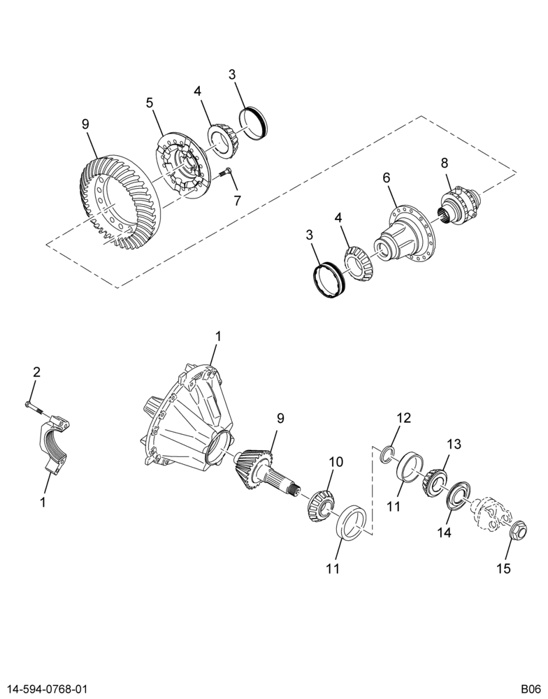 ....DIFFERENTIAL RR S170N 5.38 NS (AC4Z-4010-A)