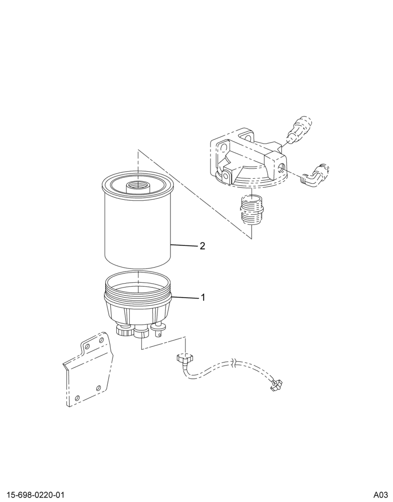 ..FILTER FUEL RACOR FILTER W/ HE (YC3Z-9155-BB)