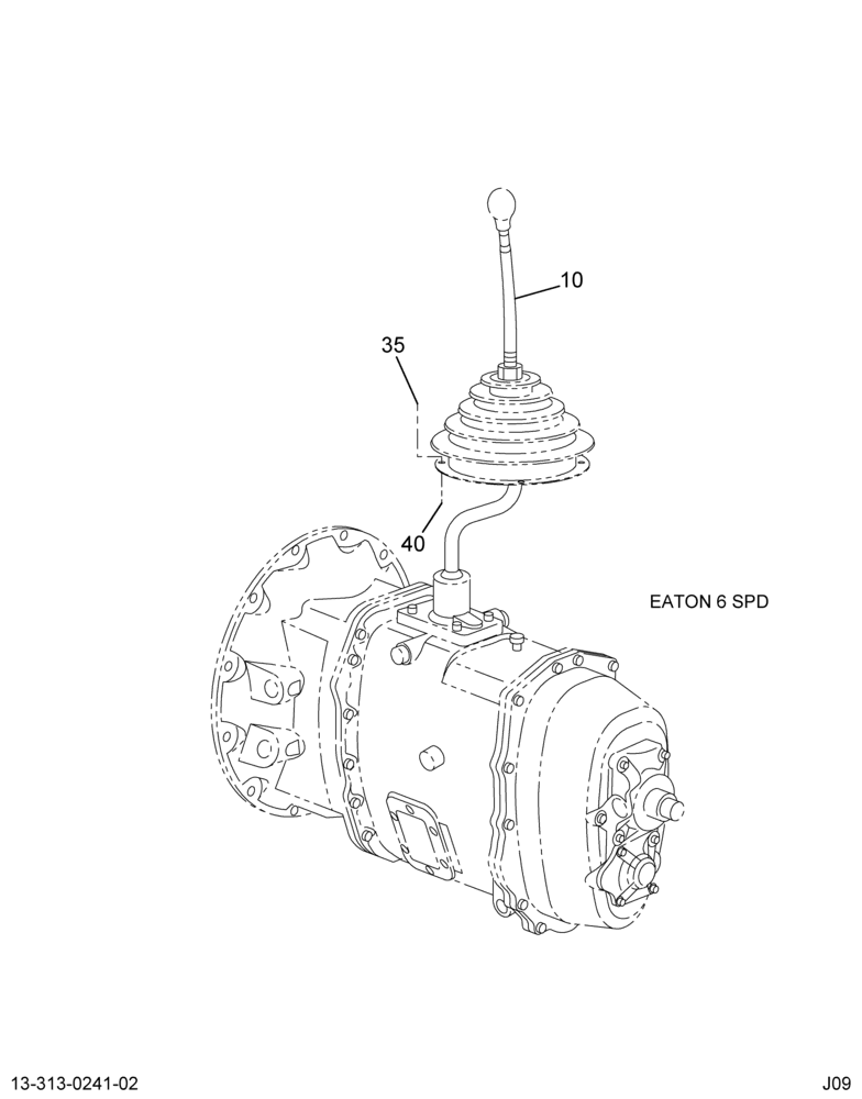 XMSN CONTROLS; SHIFT LEVER & BOOT 2/2