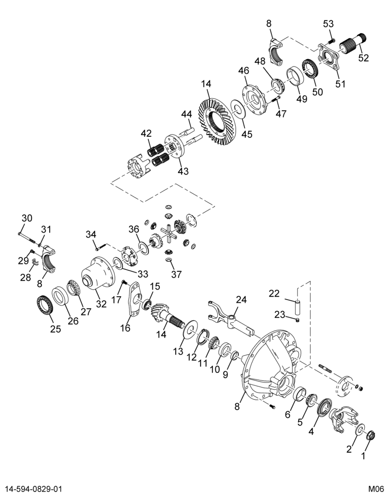 ....DIFFERENTIAL 3.90/5.32 14131 3 (4C4Z-4200-DZ)