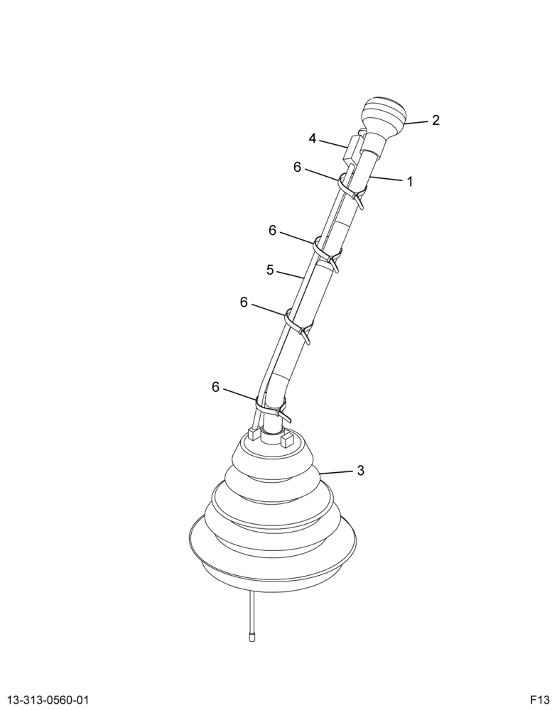 ..LEVER,XMSN , ASSY EATON 6-SPD (Intl. 3711476C94)