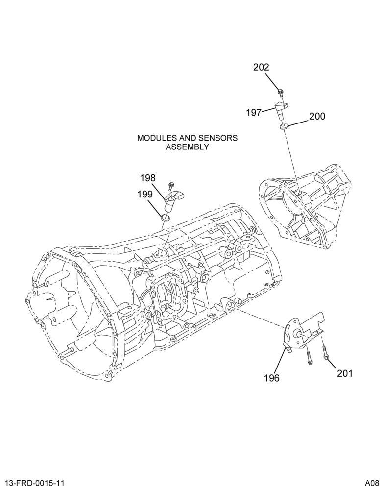 ....TRANSMISSION AUTO W/PTO (8C3Z-7005-B) 12/14