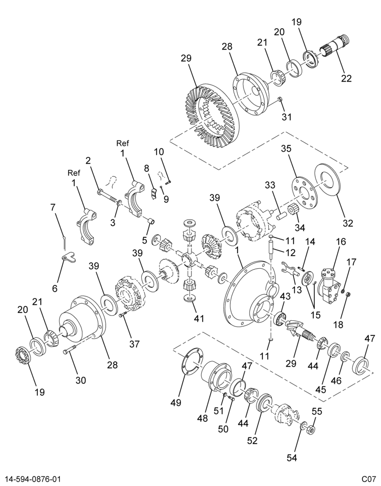 ....DIFFERENTIAL R 4.11/5.60 14CEL (4C4Z-4200-C52)