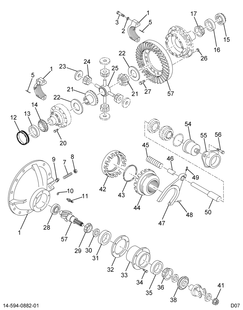 ....DIFFERENTIAL C/T 3.90 14AEK (4C4Z-4026-C1)