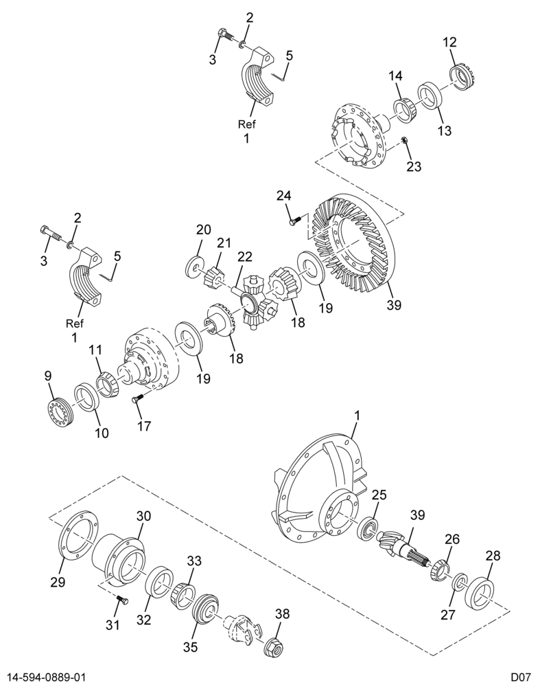 ....DIFFERENTIAL RR PB 4.11 14AGA (4C4Z-4200-C35)