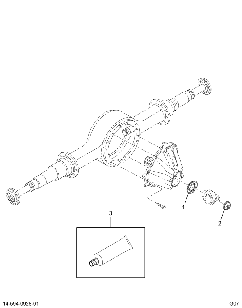 ......KIT PINION SEAL AND NUT (6C4Z-4676-BA)