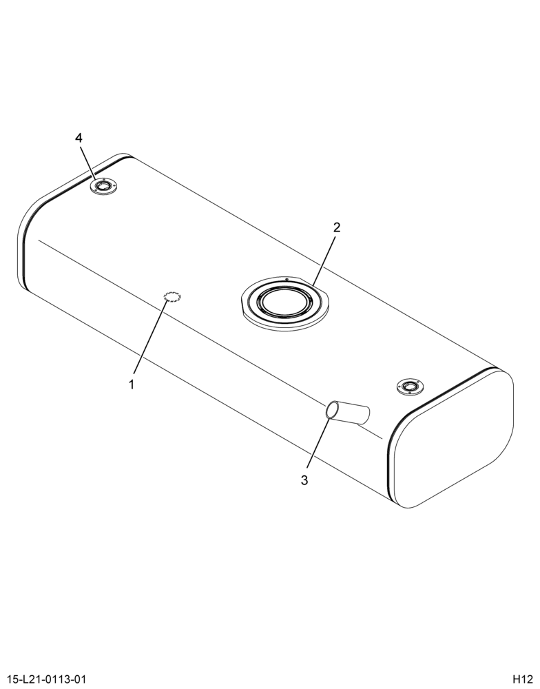 ....TANK,FUEL , LSM 60 GAL FL TK S (Intl. 3793938C2)