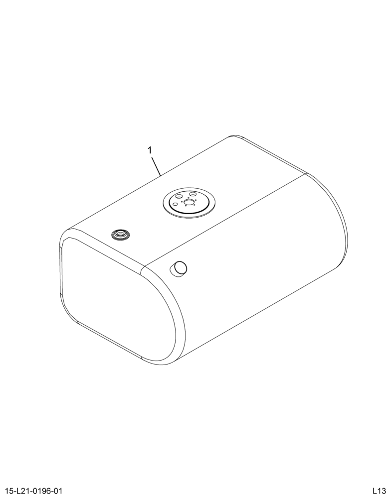 ....TANK, FUEL, 65 GAL LSM, D-STYLE (Intl. 3909029C91)
