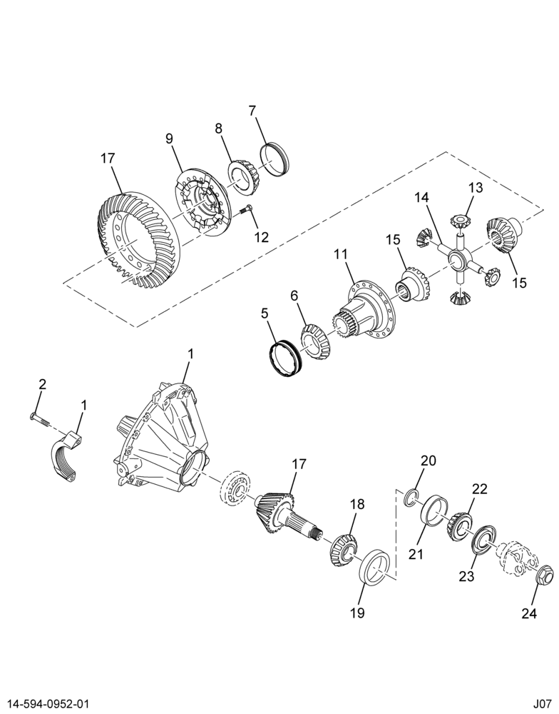 ....DIFFERENTIAL RR S170D 4.10 (7C4Z-4200-EA) 2/2