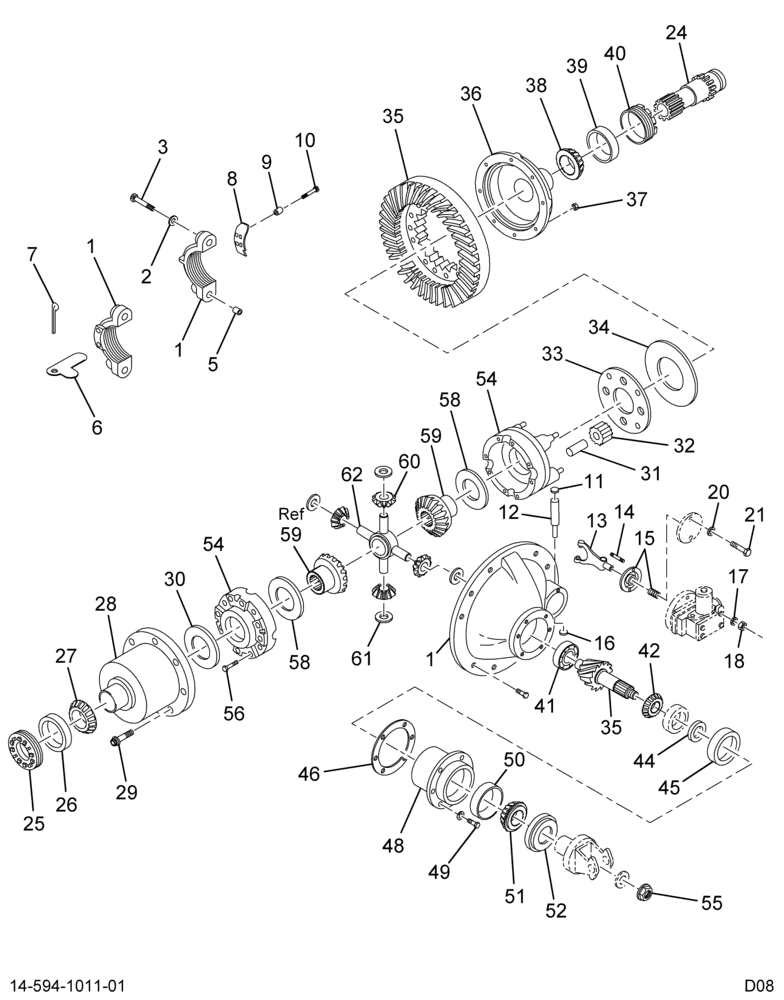 ....DIFFERENTIAL ASM RR 3.55 (8C4Z-4026-A)