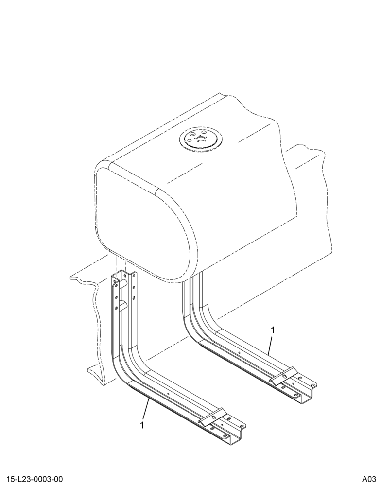 ..FUEL TANK  RSM  65 GAL 16" (Intl. 3801385F91)