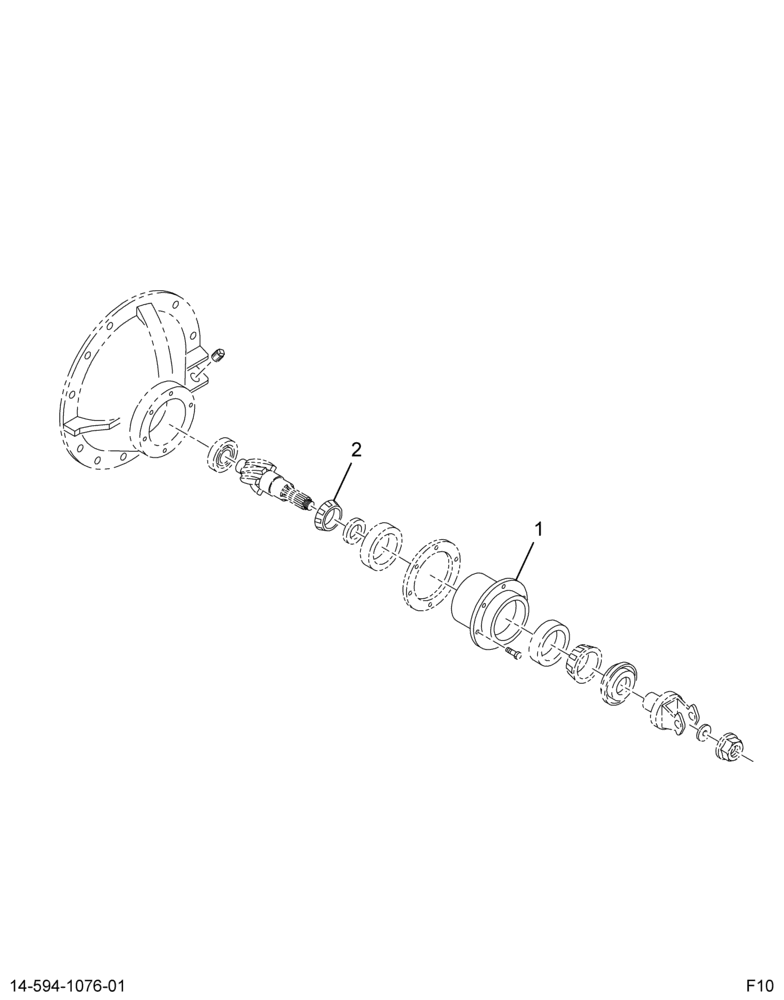 ......CAGE PINION W/BRG CUPS (4C4Z-4614-AA)