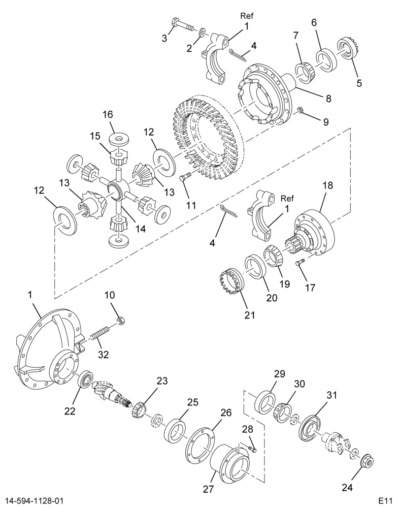 ....DIFFERENTIAL RR 19060S 5.29 BC (Eng. AC4O-4026-AA)