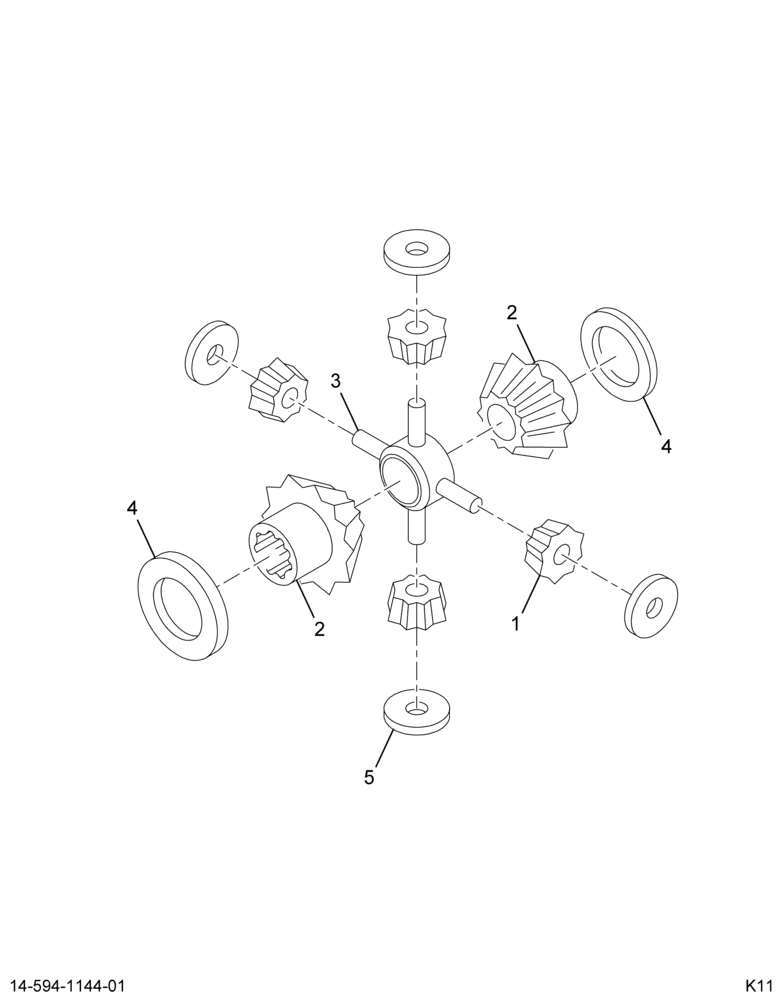 ........GEAR SET DIFF SIDE & PINION (BC4Z-4209-CD)