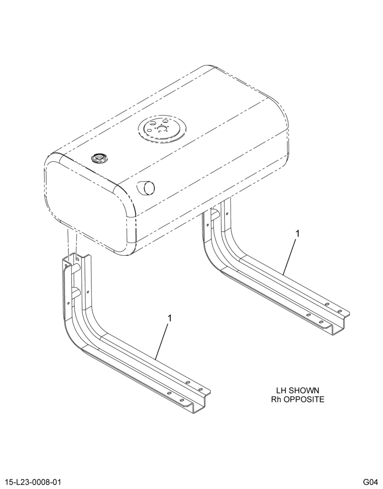 ..FUEL TK*SUPPORTS 35 GAL REC (Eng. 5E7O-9053-AA)