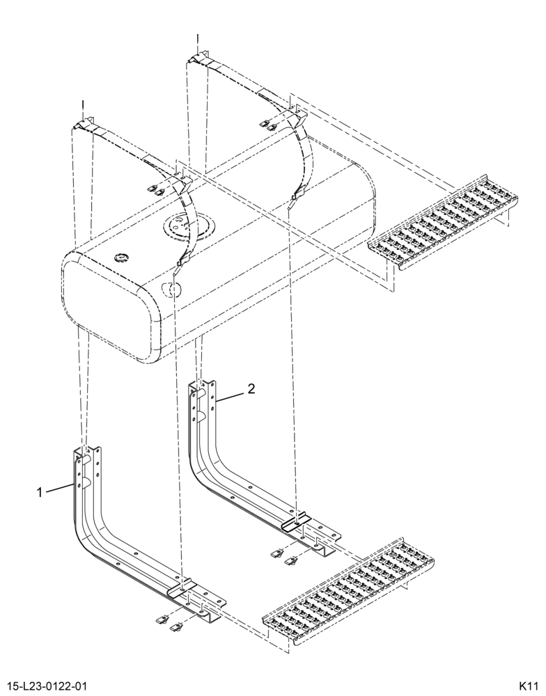 ..FUEL TANK  LSM  SUPPORT (Intl. 3867832F91)