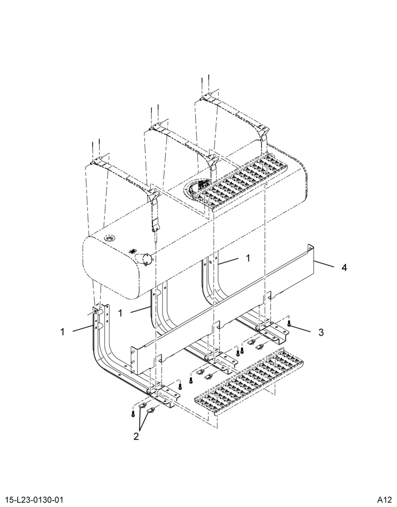 ..FUEL TANK , LSM 60 GAL 13"D (Eng. FC4O-9061-AA)