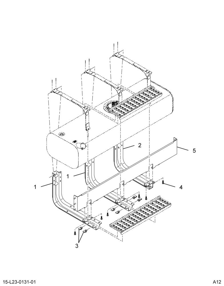 ..FUEL TANK , LSM, 60 GAL 13" (Intl. 3937983F91)