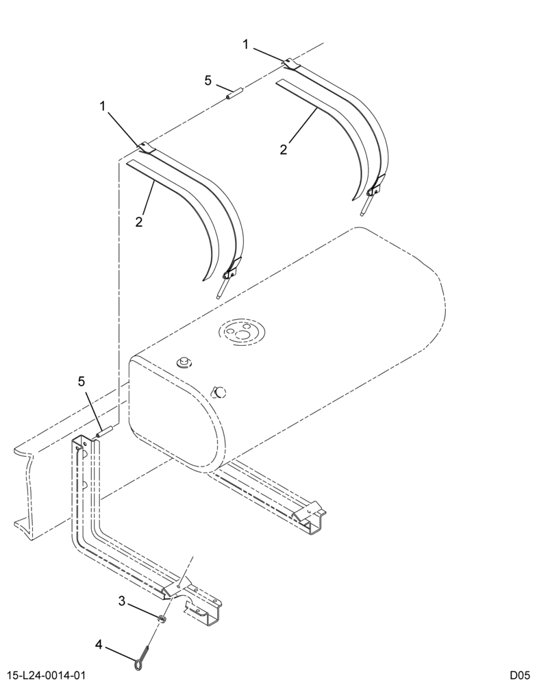 ..STRAP FUEL TANK MTG*50 GAL D-S (Intl. 3546957F92)