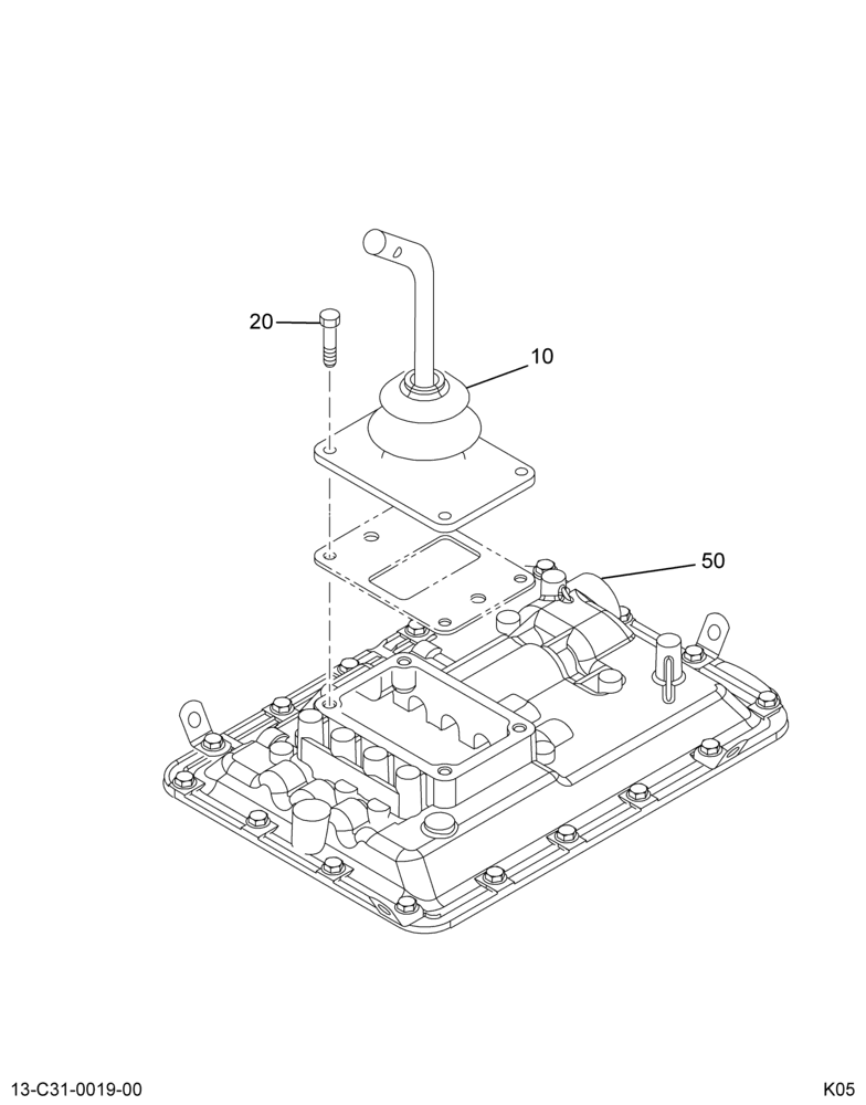 ..HOUSING SHIFT BAR*FS-5&6406A W (Eng. 4C4O-7203-LA)