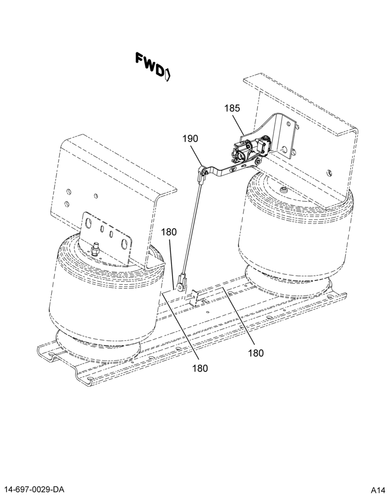 VALVE INSTL; SUSP HEIGHT CONTROL, HEND