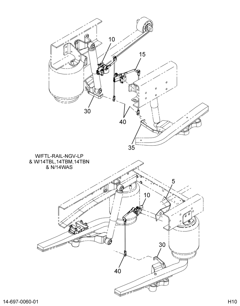 VALVE INSTL; SUSP HEIGHT CONTROL, INTL