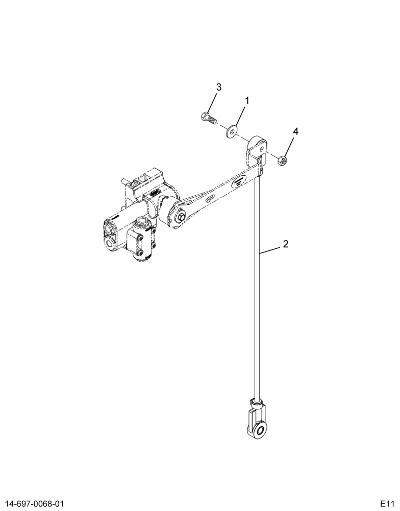 ..VALVE ASM AIR SPG LEVELING VLV (Intl. 3864166C91)