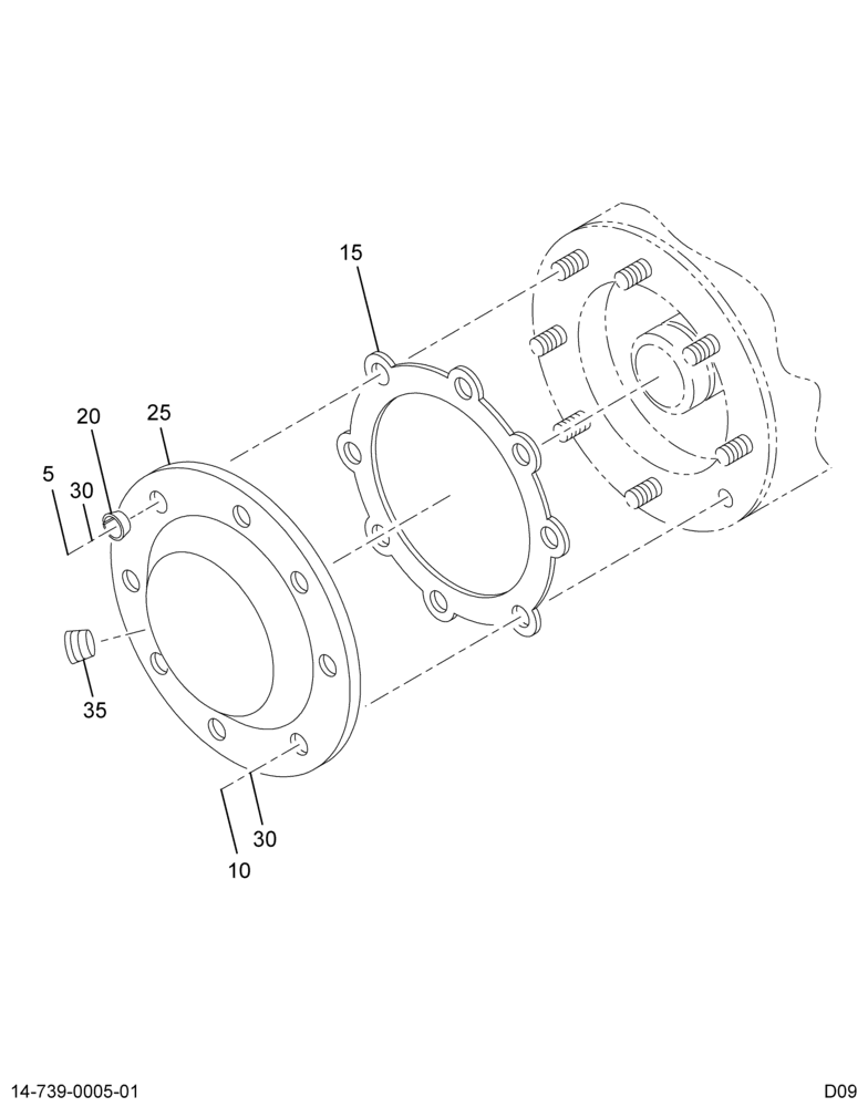 RR AXLE SHAFT MTG HDWE