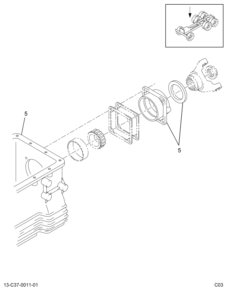 RR BEARING RETAINER; FULLER FS-4205A