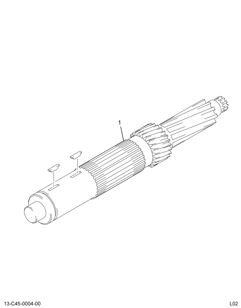 ..XMSN*THRU-SHAFT PTO STD FS- (Eng. 4C4O-LBFP-XA)