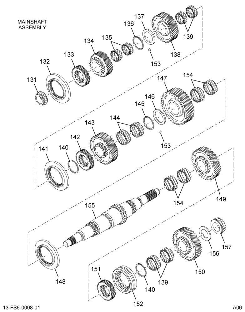 ....MAINSHAFT, ASM, 1.95 OUT/SHAFT (Intl. 2597230C91)