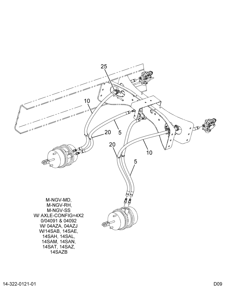 RR AXLE HOSING INSTL
