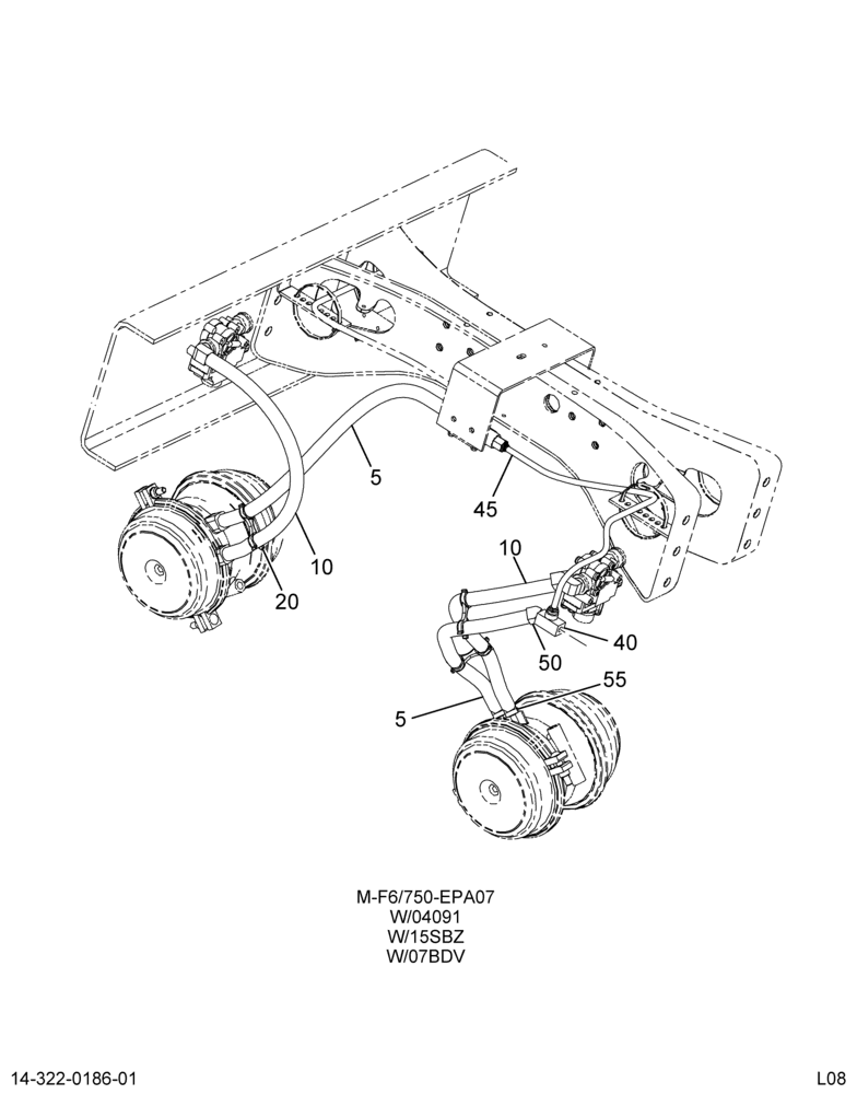 RR AXLE HOSING INSTL